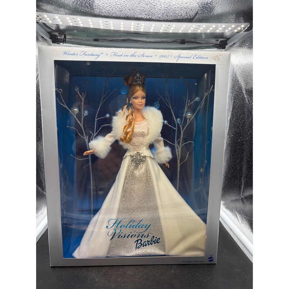 Mattel 2003 Holiday Visions Barbie Winter Fantasy Special Edition Doll B2519
